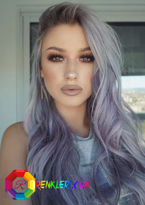 Saç renkleri renk paletleri biribirinden moda renk tonları, renklerin dili