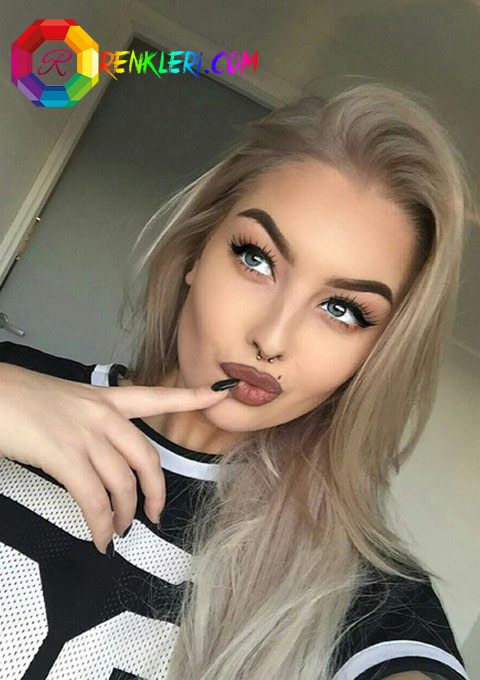 Saç renkleri renk paletleri biribirinden moda renk tonları, renklerin dili