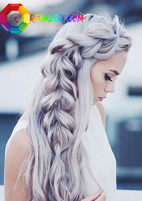 Saç renkleri renk paletleri biribirinden moda renk tonları, renklerin dili